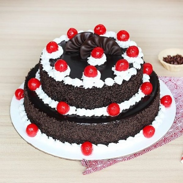 BlackForest Cake 2 Tier image